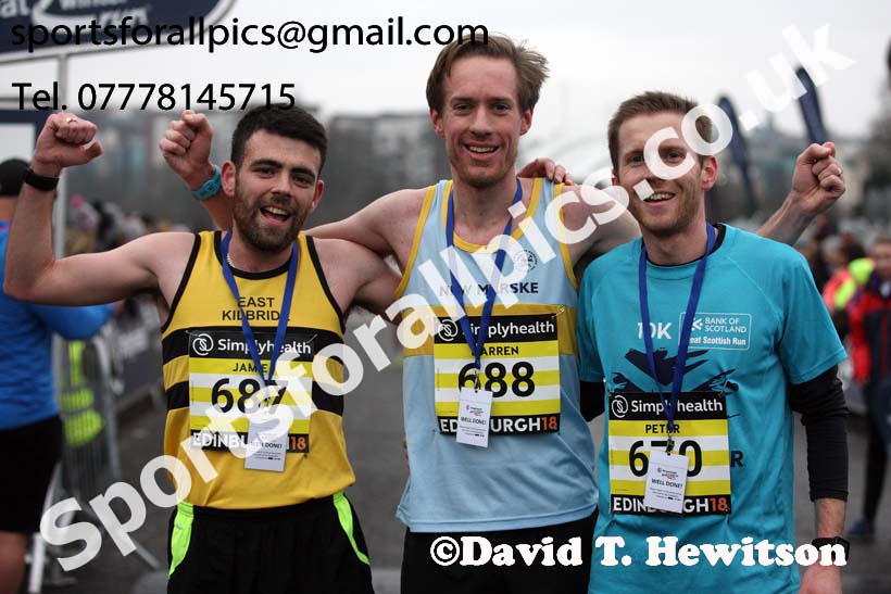 2018 Simplyhealth Great Edinburgh Winter Run. Photo: David T. Hewitson/Sports for All Pics